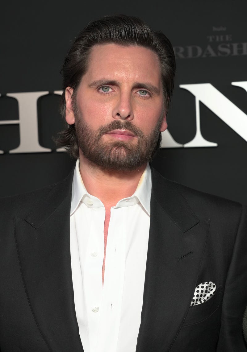 Scott Disick attends the Los Angeles premiere of Hulu's new show "The Kardashians" at Goya Studios on April 07, 2022 in Los Angeles, California.