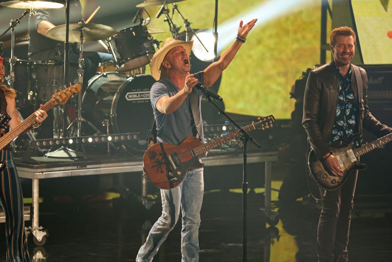 NASHVILLE, TENNESSEE - APRIL 11: Kenny Chesney performs onstage at the 2022 CMT Music Awards at Nashville Municipal Auditorium on April 11, 2022 in Nashville, Tennessee.
