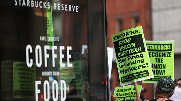 Starbucks union creates $1M fund to help striking workers