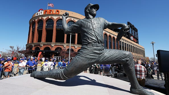 There's apparently an error on the Tom Seaver statue