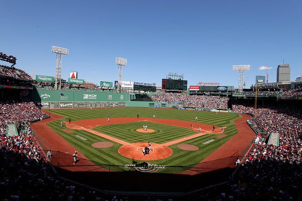 Fenway Park is the home of the Red Sox.