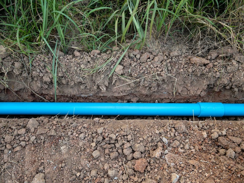 PVC water line
