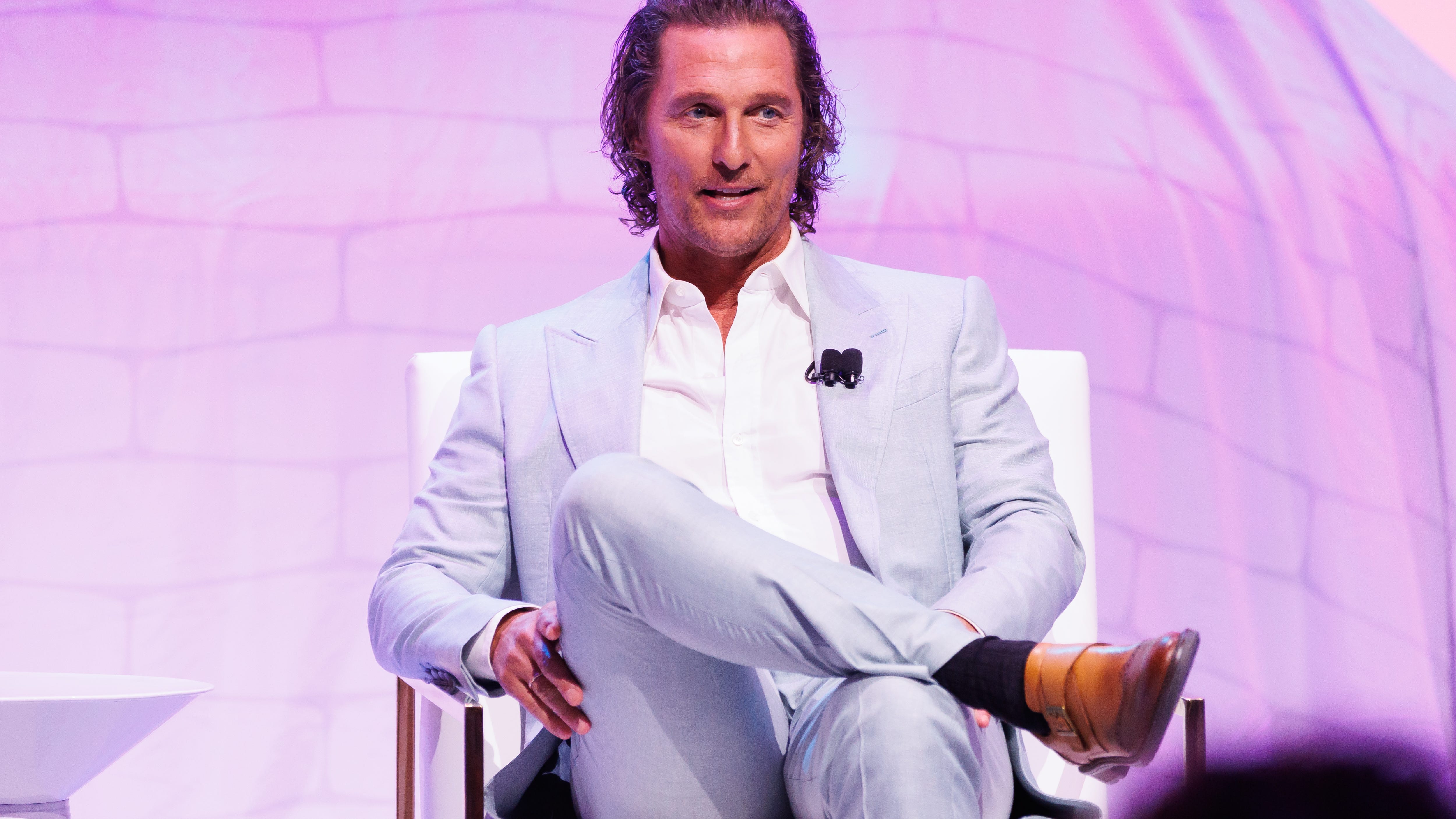 Matthew McConaughey recounts being ‘in shock’ during turbulence on recent flight to Germany