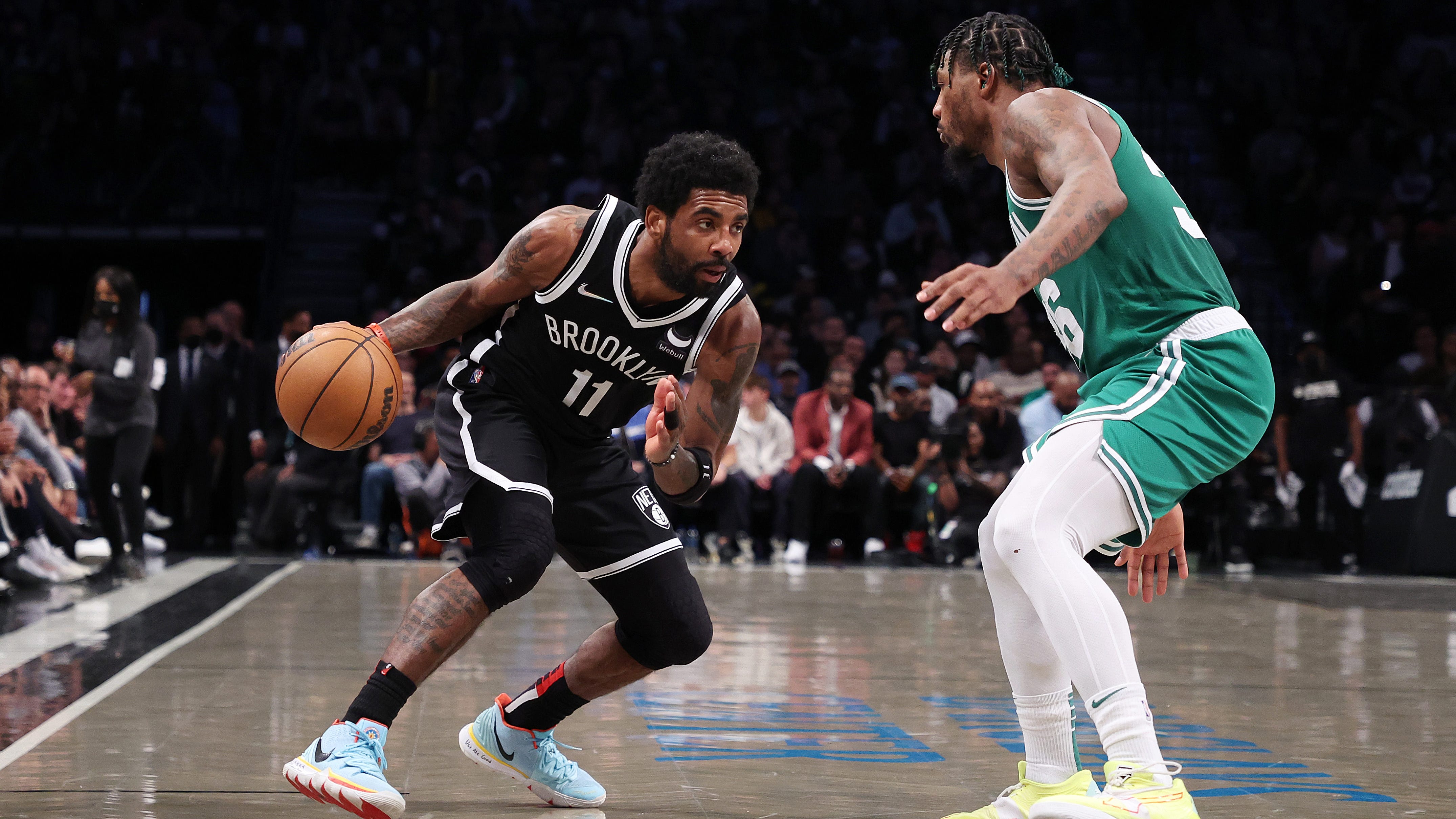 Kyrie calls out Ric Bucher for report alleging he only wanted to play 60 games