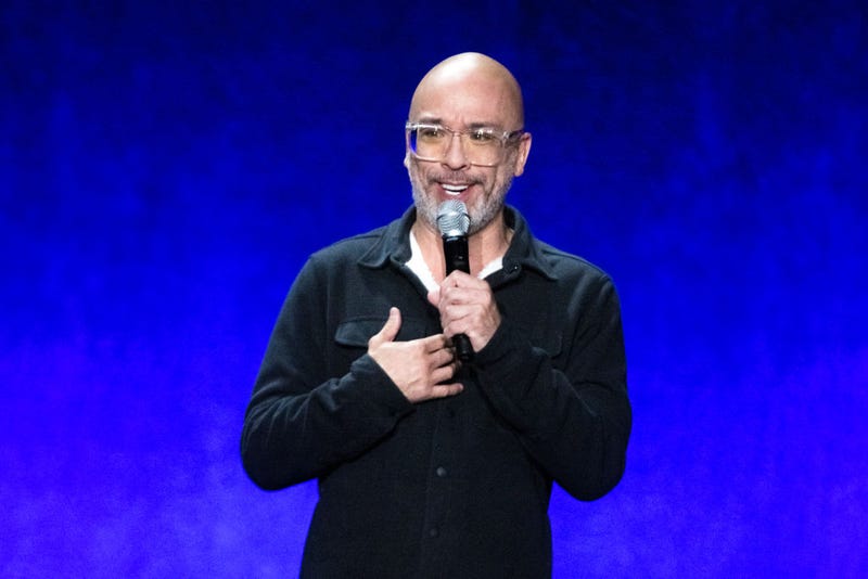 Comedian Jo Koy speaks about his upcoming movie "Easter Sunday" during Universal Pictures and Focus Features special presentation at Caesars Palace during CinemaCon 2022, the official convention of the National Association of Theatre Owners, on April 27, 2022 in Las Vegas, Nevada.