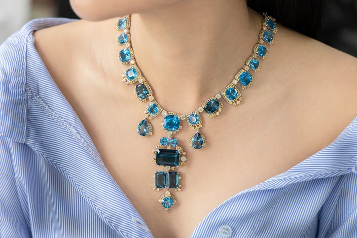 Sapphire necklace