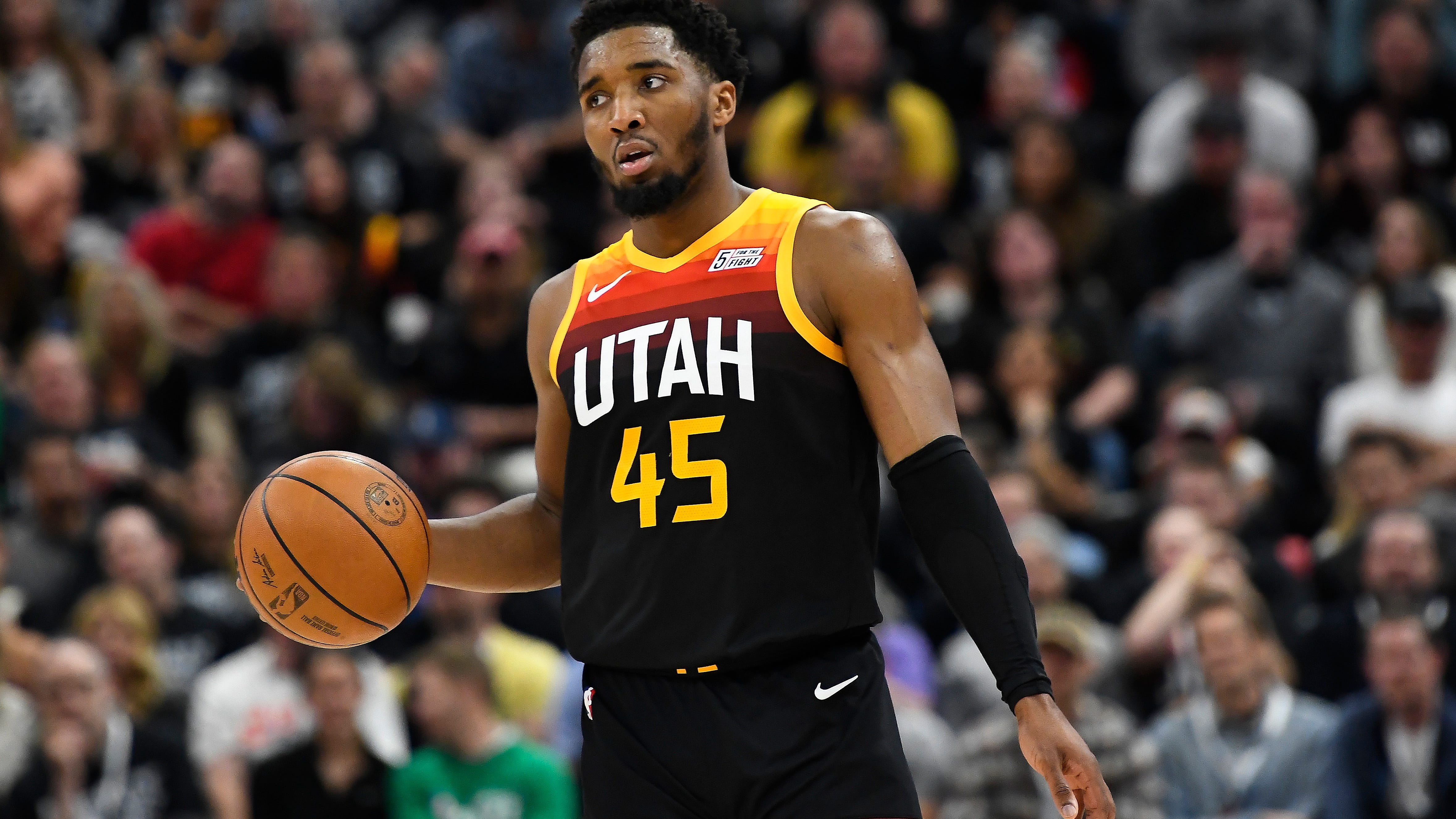 Amid Knicks rumors, Donovan Mitchell pulled up to Rucker Park with Fat Joe