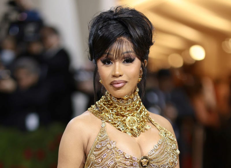 Cardi B attends The 2022 Met Gala Celebrating "In America: An Anthology of Fashion" at The Metropolitan Museum of Art on May 02, 2022 in New York City.