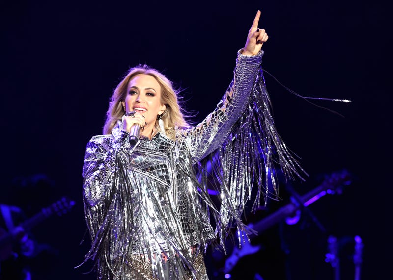 Carrie Underwood performs onstage during Day 2 of the 2022 Stagecoach Festival at the Empire Polo Field on April 30, 2022 in Indio, California.