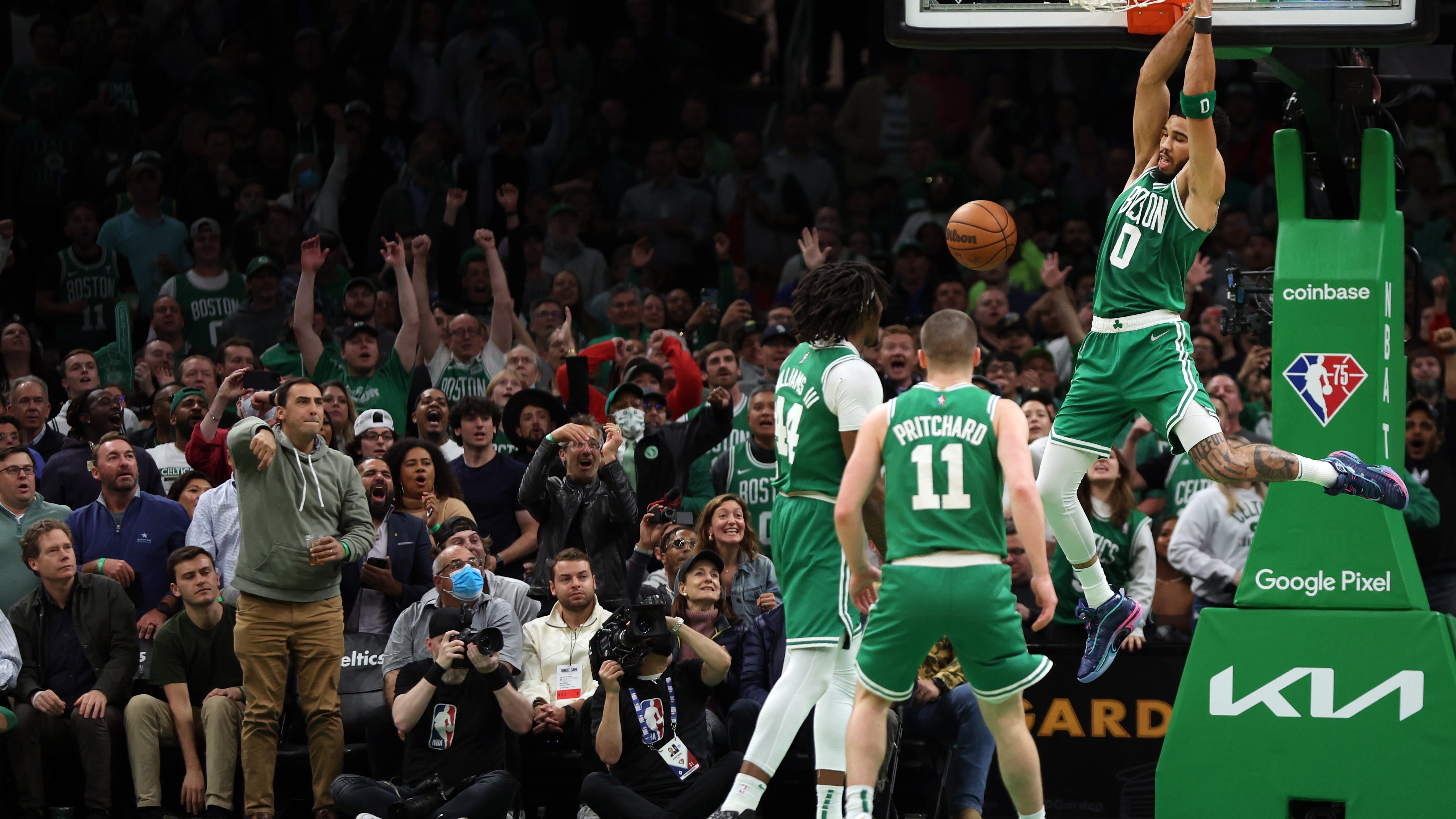 Celtics' ball movement against the Bucks was insane