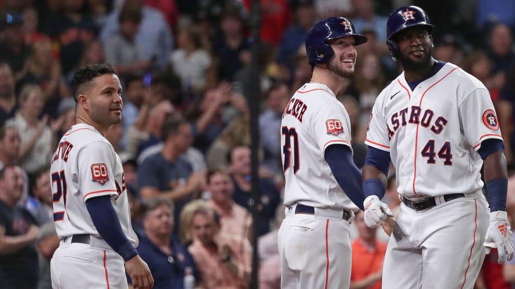 Jose Altuve, Yordan Alvarez and Kyle Tucker among leaders in MLB All-Star voting after first balloting update