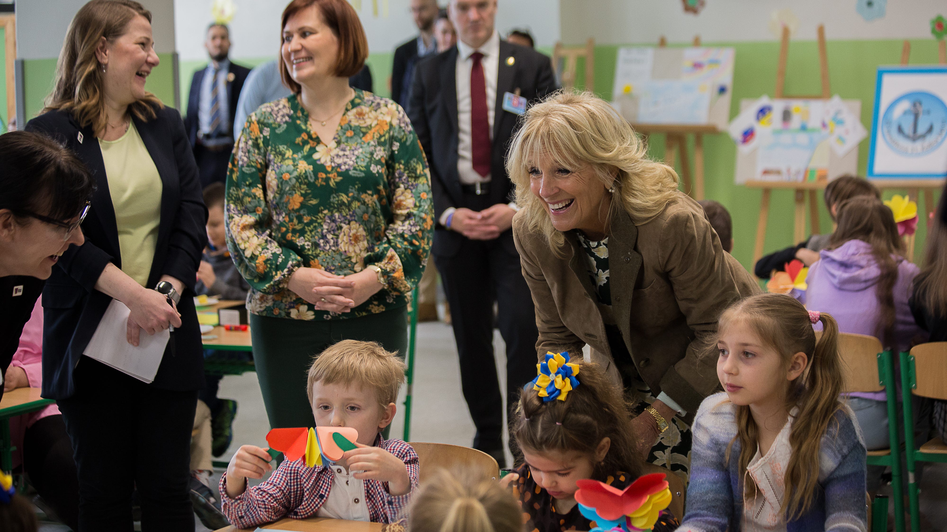 Jill Biden pays surprise visit to Ukraine, meets first lady