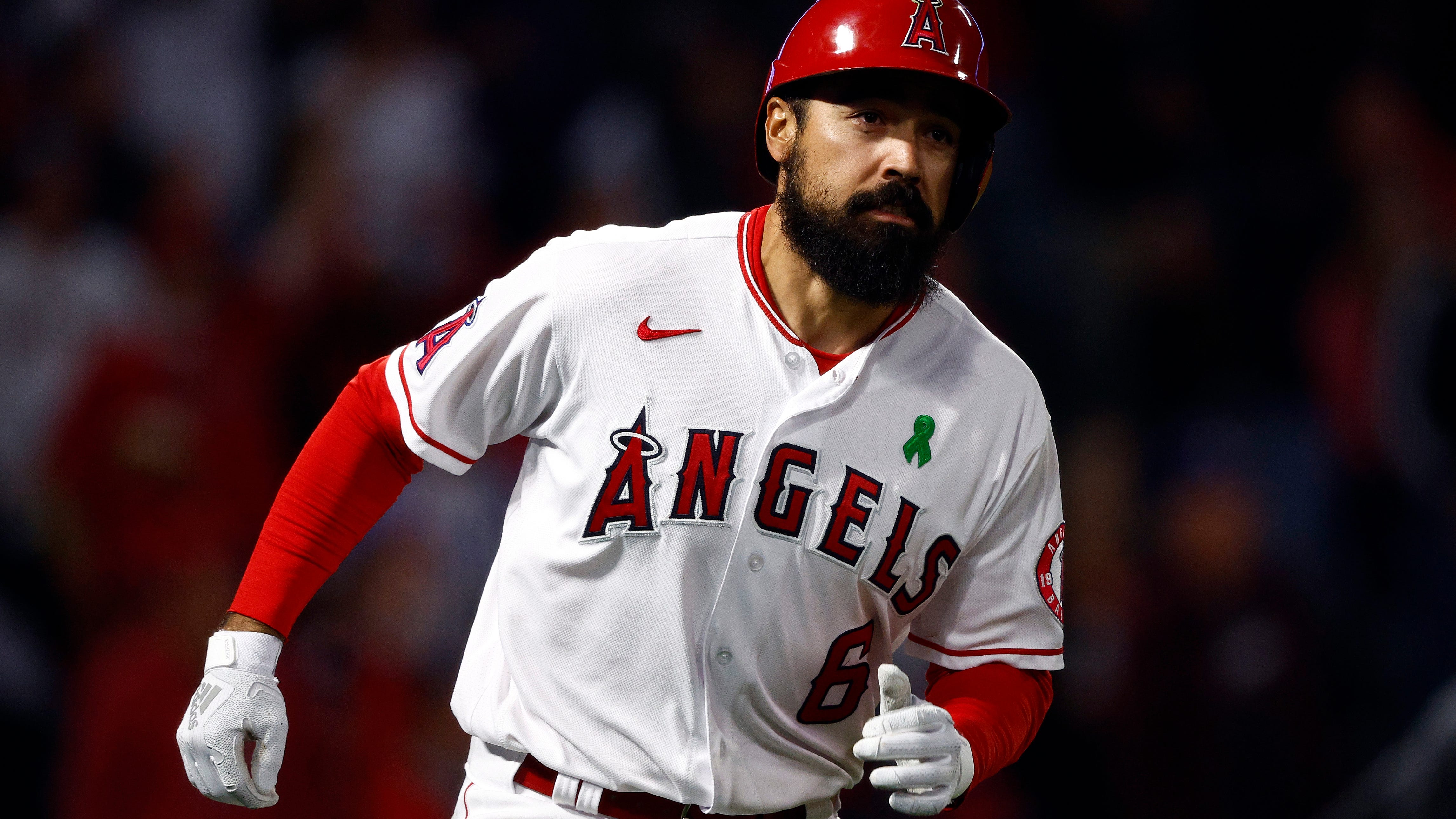 Anthony Rendon slugs homer—left-handed—as Angels no-hit Rays