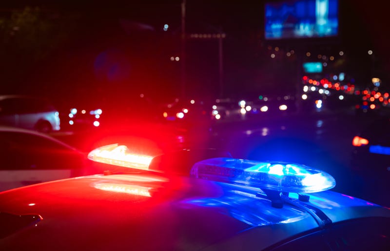police car lights