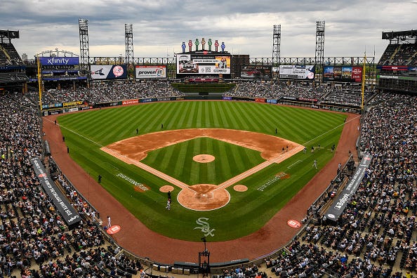 Guaranteed Rate Field is the home of the White Sox. 