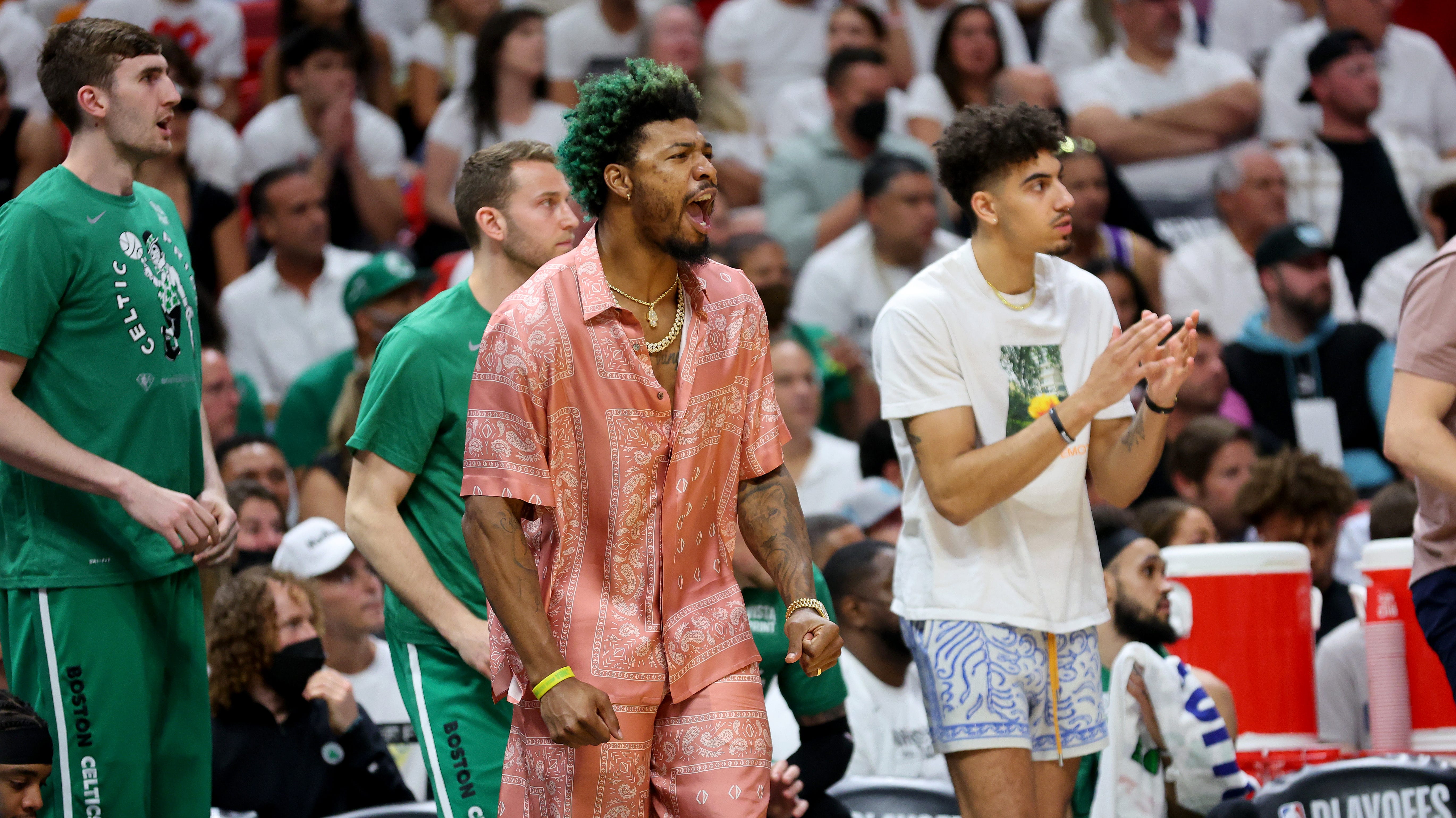Marcus Smart’s 'Miami' outfit had everyone on Twitter talking