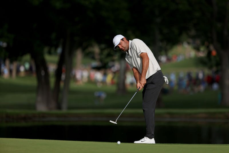 Scottie Scheffler leads the field at The Colonial