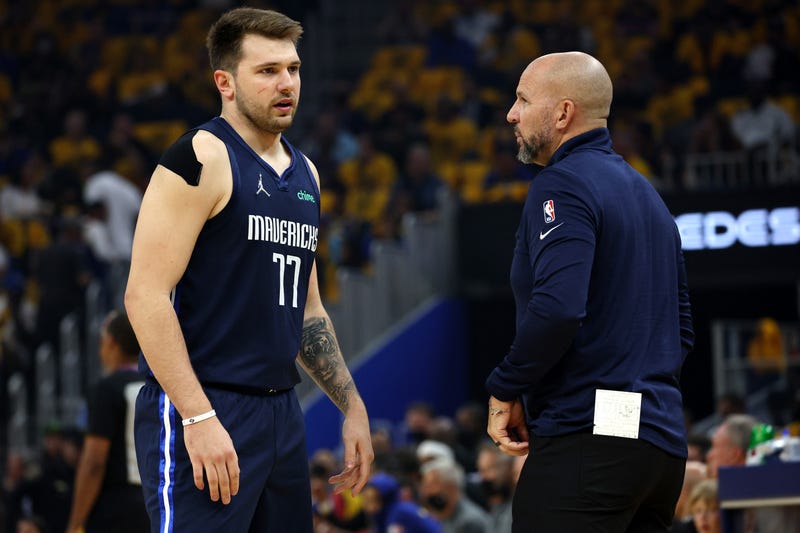 Luka Doncic and Jason Kidd