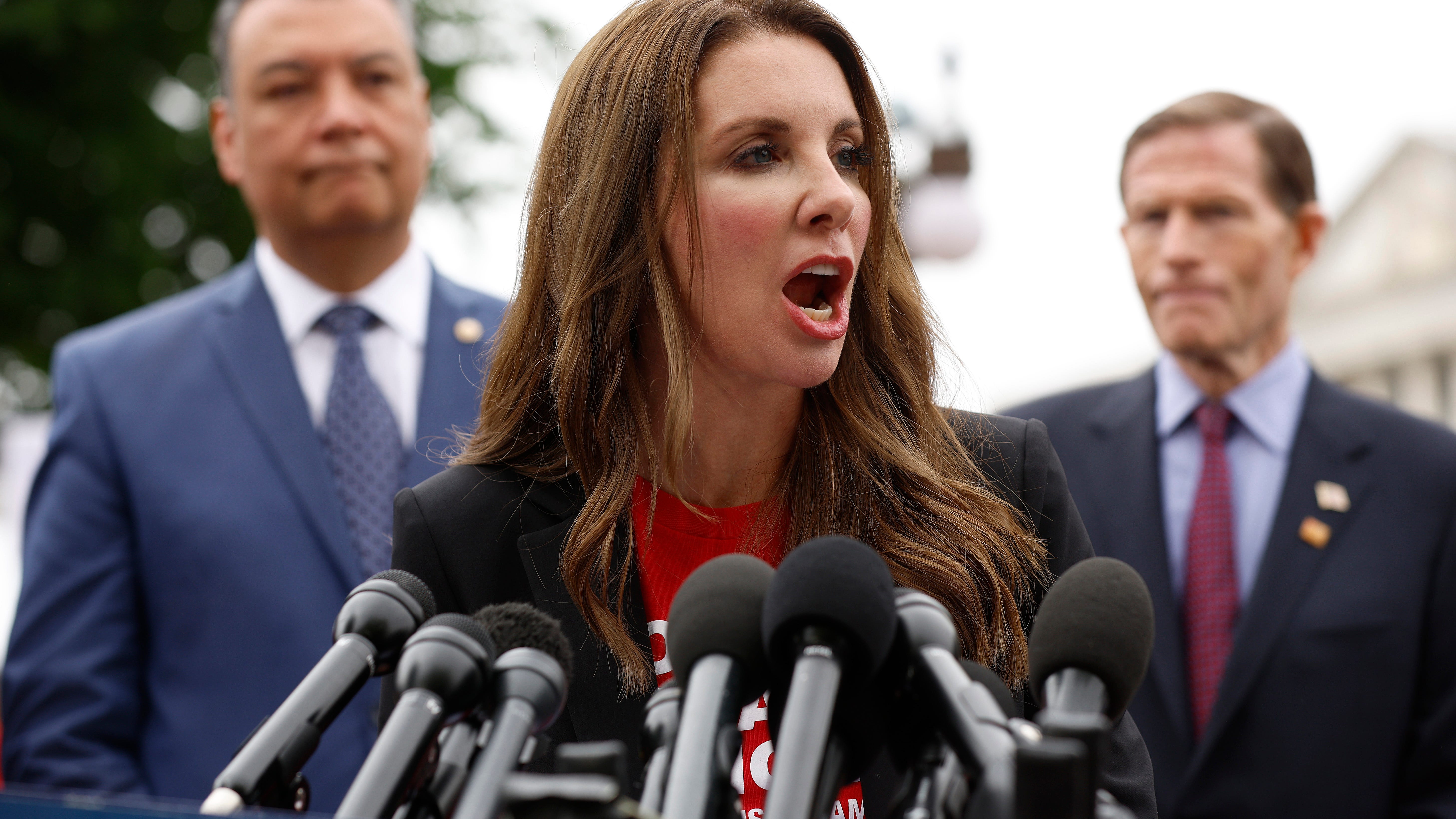 Gun control advocate Shannon Watts honored at Camden County rally