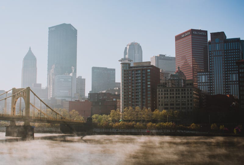 Hazy day in Pittsburgh