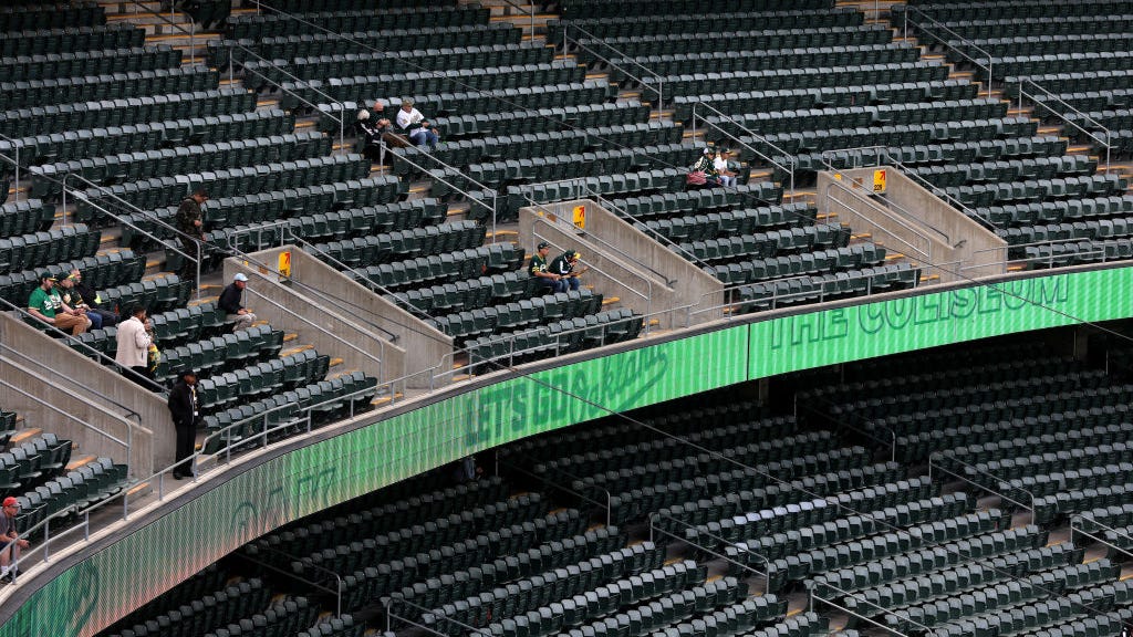 Police are investigating wild sex act that occurred in near empty Oakland A's stadium