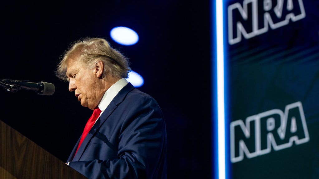 Trump attends NRA convention while Abbott sends video message