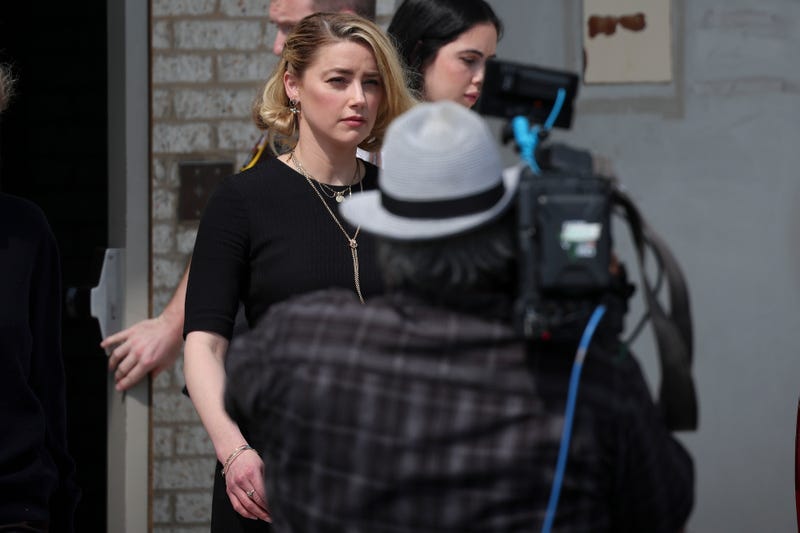 ctress Amber Heard departs the Fairfax County Courthouse on June 1, 2022 in Fairfax, Virginia.