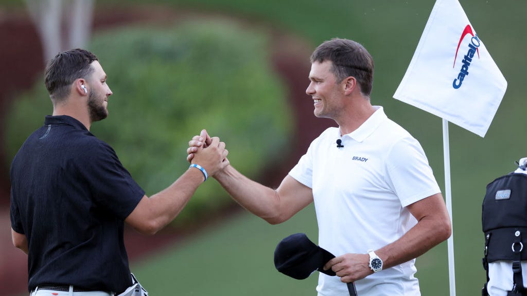 PHOTOS:  Brady, Rodgers top Allen and Mahomes in The Match