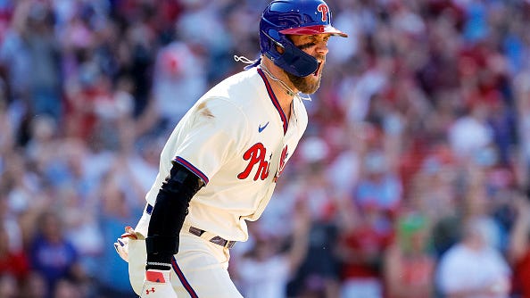 Bryce Harper is closing in on multiple home run milestones