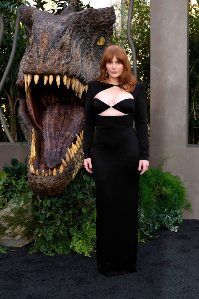 Bryce Dallas Howard attends the Los Angeles premiere of Universal Pictures' "Jurassic World Dominion" on June 06, 2022 in Hollywood, California