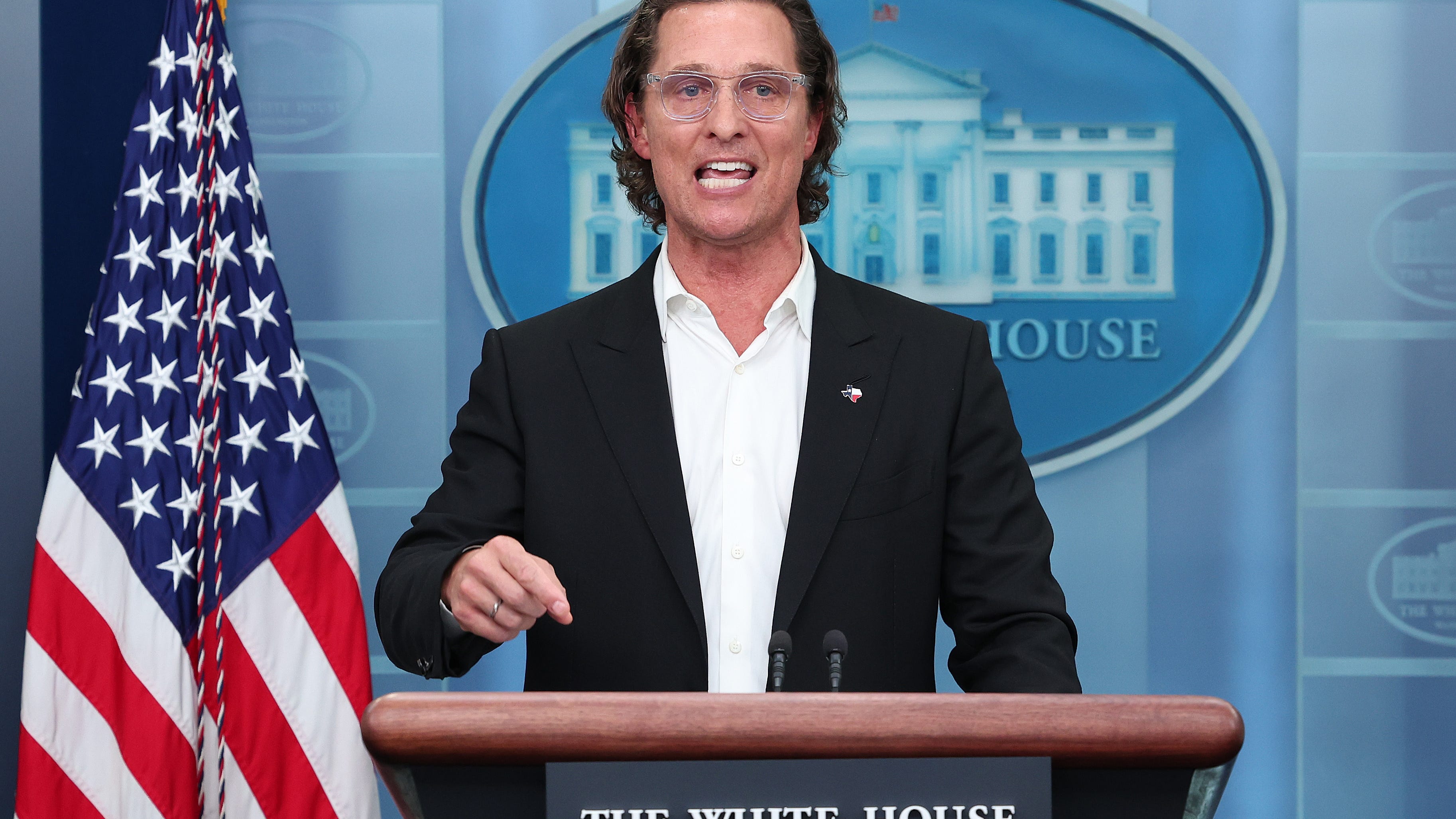 McConaughey calls for 'responsible gun ownership' in White House speech
