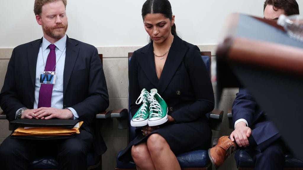 Green shoes become a powerful symbol for the pain of school shootings