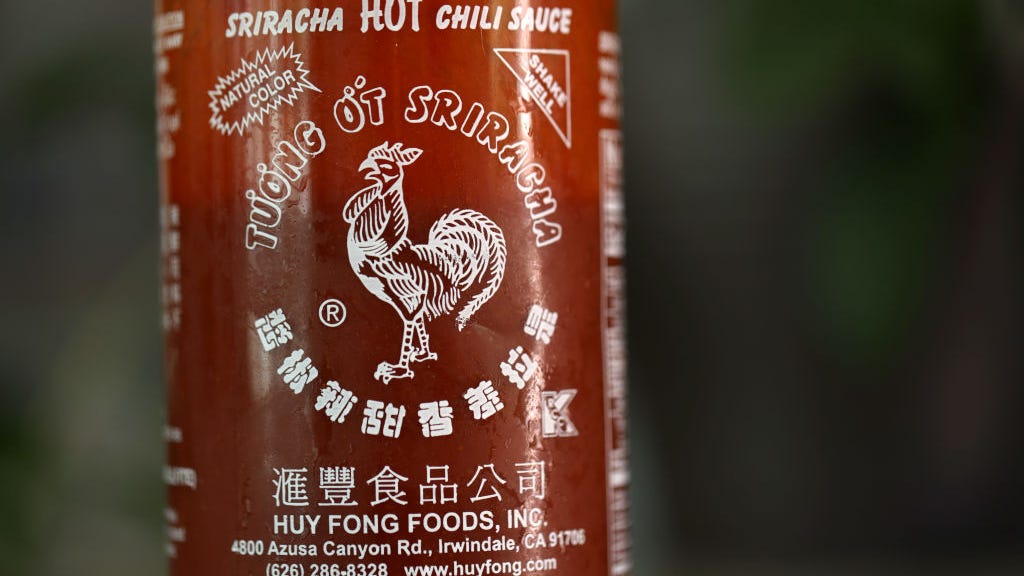 Sriracha selling for more than $100 as pepper shortage continues