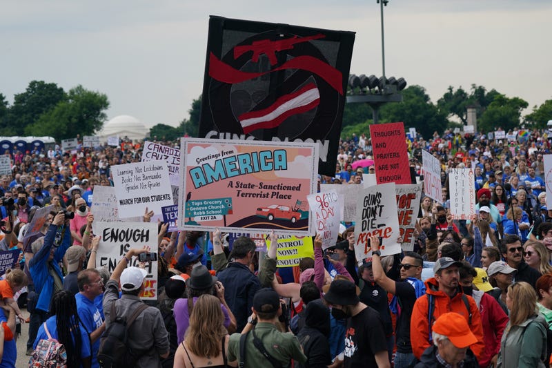 General view during March for Our Lives 2022 on June 11, 2022 in Washington, DC.
