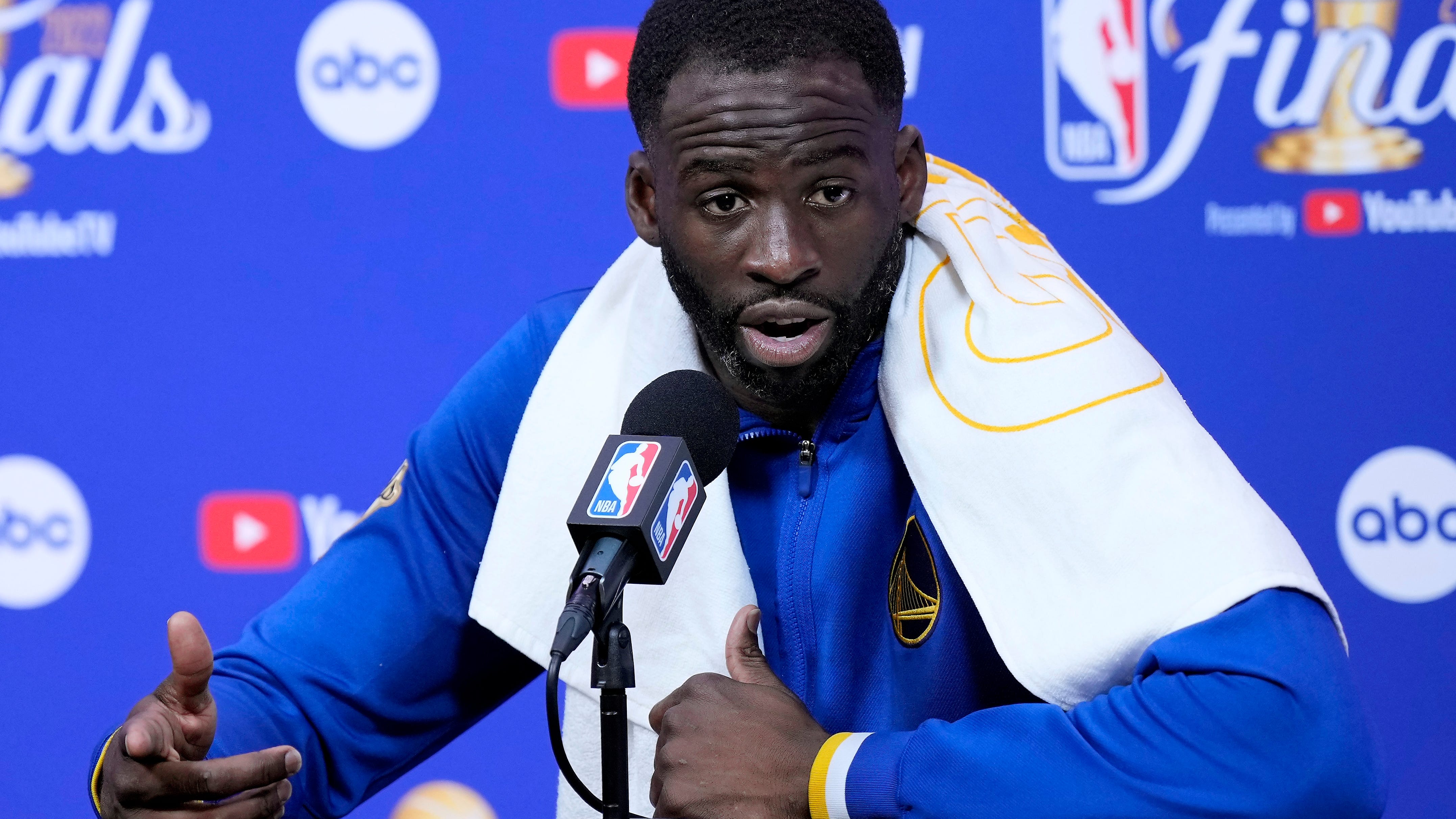 Draymond Green speaks with reporters for first time since fight