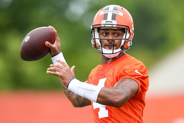 Deshaun Watson is the No. 15 quarterback for the 2022 NFL season. 