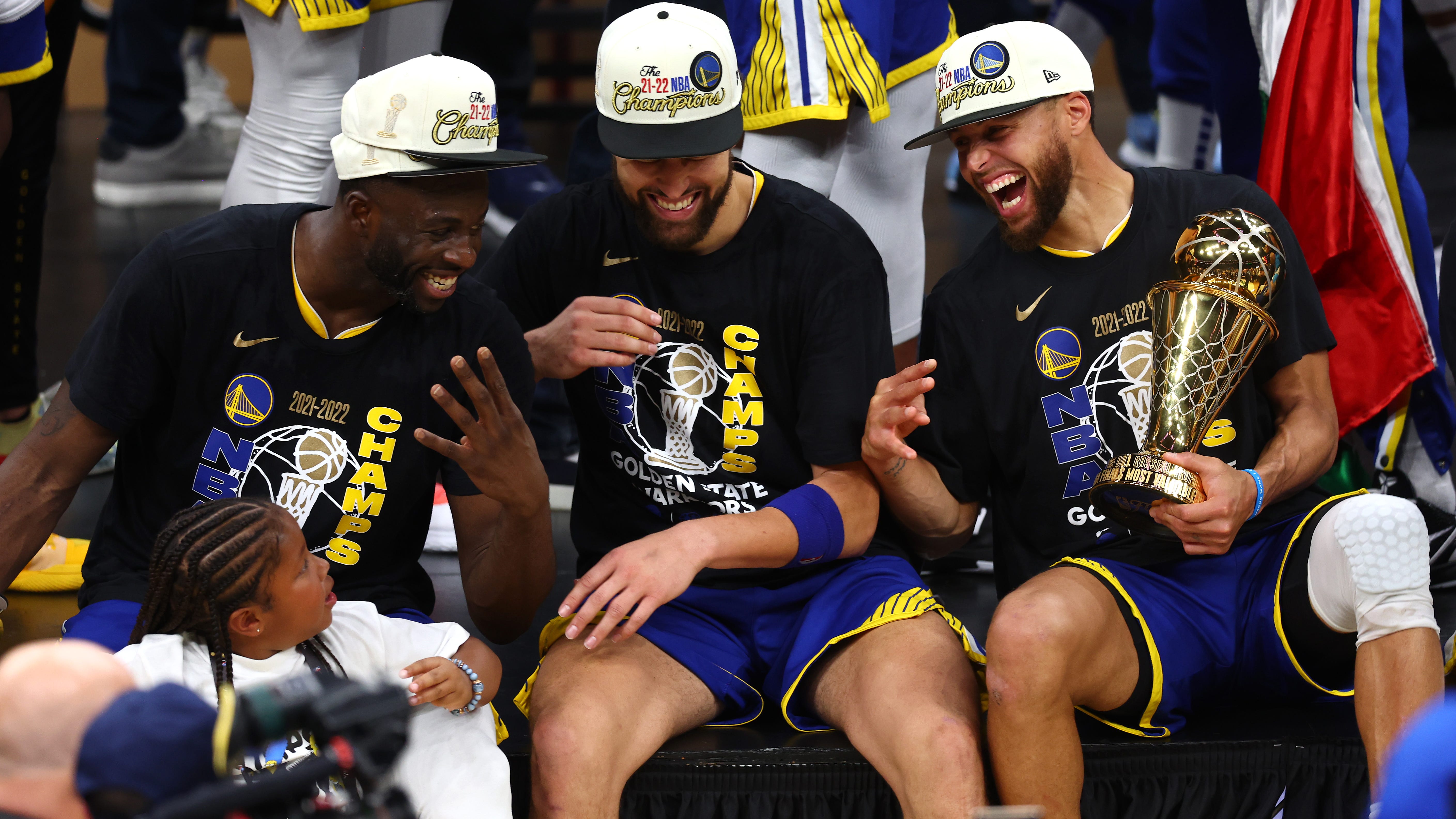 'Petty king' Steph Curry, Warriors embrace crown after NBA title win