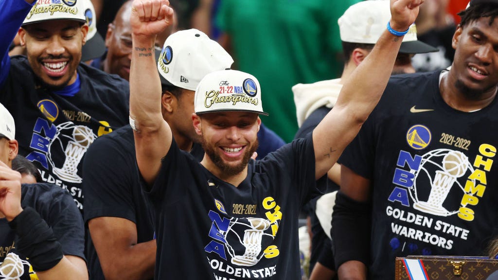 Bob Myers on Steph Curry after fourth NBA title: 'There's nothing left to say'