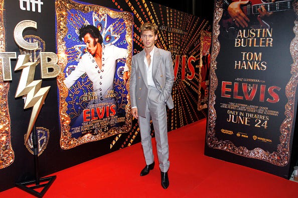 Austin Butler at an event for Elvis