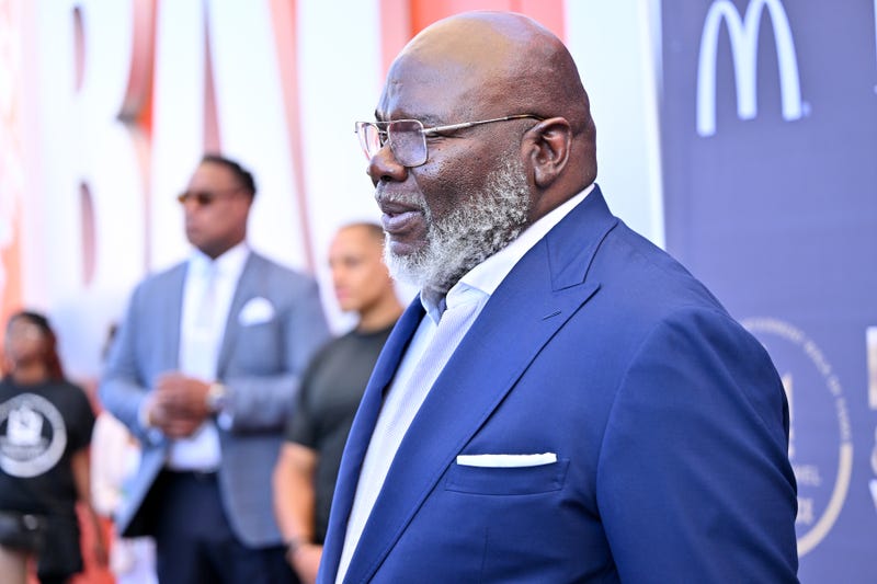 T.D. Jakes attends the 2022 Black Music & Entertainment Walk Of Fame Induction Ceremony & Juneteenth Celebration at The Home Depot Backyard on June 18, 2022, in Atlanta, Georgia.