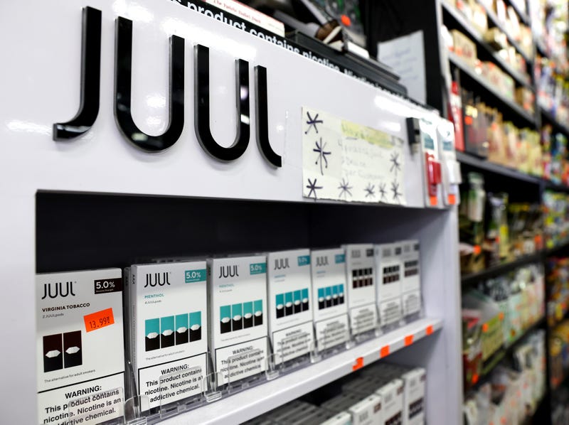 Juul e-cigarettes in a store