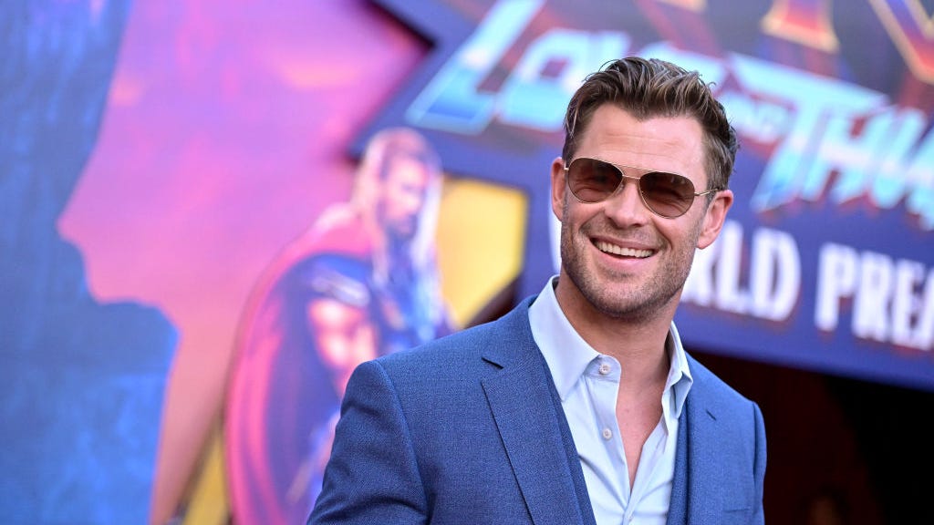 Chris Hemsworth shares cute photos of daughter on 'Thor' set: 'she's my favorite superhero'