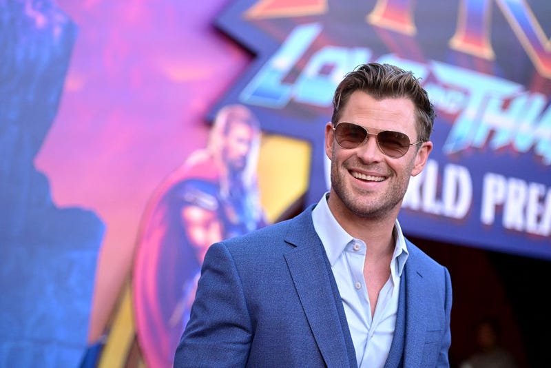 Chris Hemsworth attends the Thor: Love and Thunder World Premiere at the El Capitan Theatre in [Hollywood], California on June 23, 2022