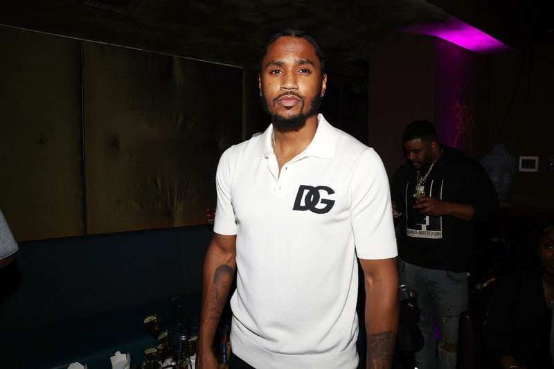 Trey Songz attends inBetweeners & D&G, powered by UNXD. DGFamily NFT.NYC Party at TAO Uptown on June 22, 2022 in New York City. 