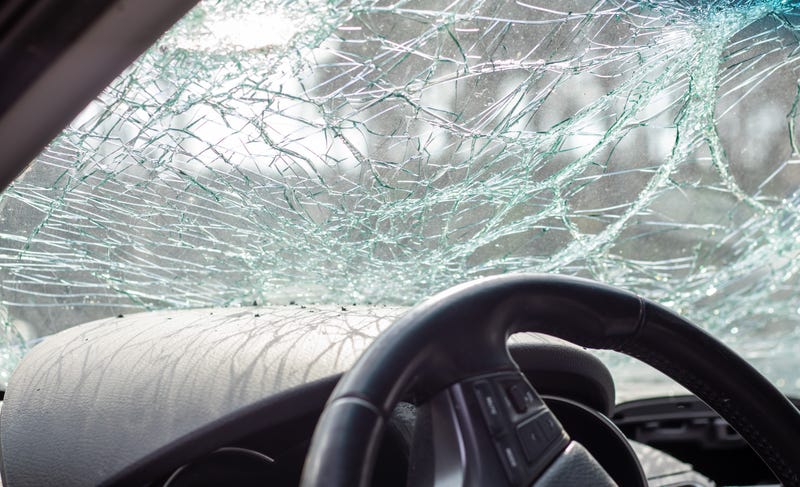 crashed car