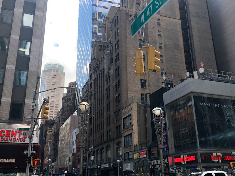 A view of Manhattan's Diamond District on West 47th Street in Midtown.