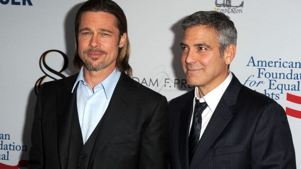 WATCH: George Clooney reveals secret obsession with Brad Pitt in hysterical video for charity