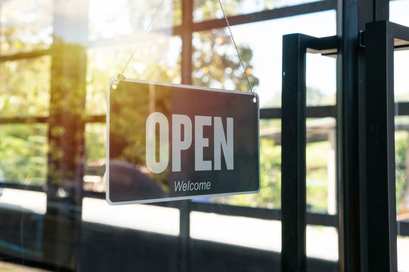 Open sign