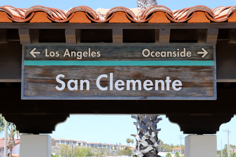 San Clemente Train Station Platform.