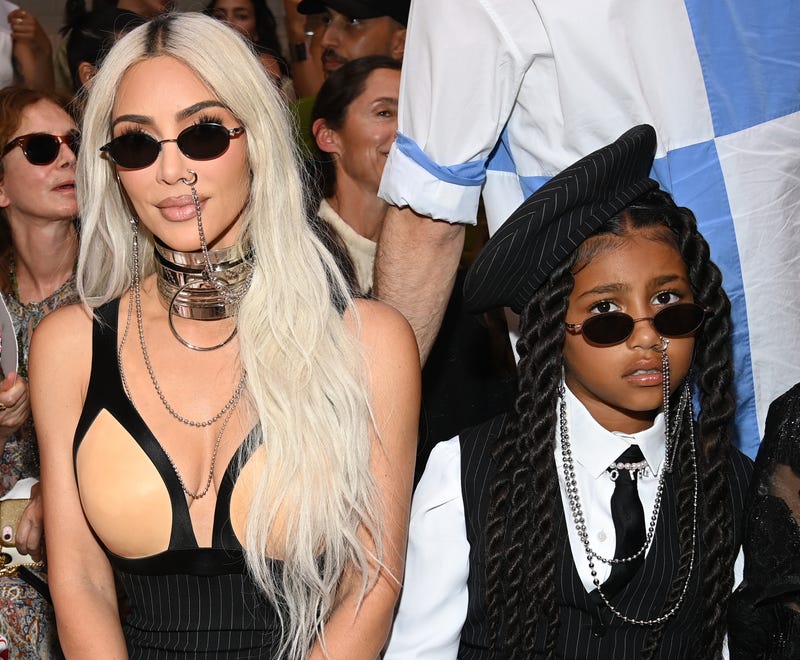 Kim Kardashian and North West